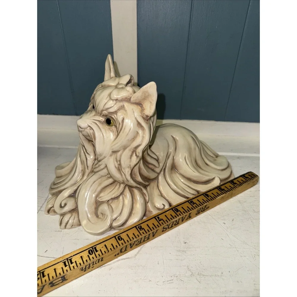 KAY FINCH CALIFORNIA POTTERY‎ Yorkie DOG FIGURINE Sitting POSE Yorkshire Terrier